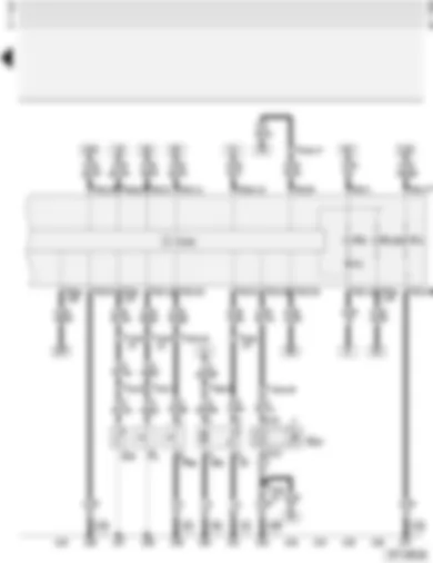 Wiring Diagram  AUDI A4 1998 - Dash panel insert - vehicle speed sender - fuel gauge sender - fuel pump - oil pressure switch - combi-processor in dash panel insert - oil temperature sender