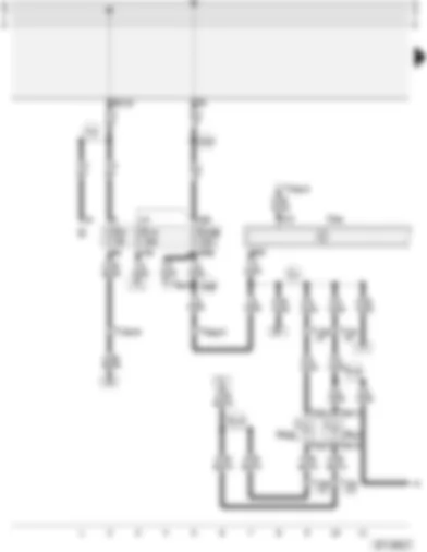 Wiring Diagram  AUDI A4 2000 - Central locking system with interior lights switch-off delay and anti-theft alarm system with interior monitoring