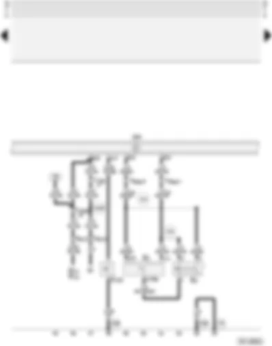 Wiring Diagram  AUDI A4 2002 - Central locking system with interior lights switch-off delay and anti-theft alarm system with interior monitoring
