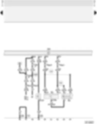 Wiring Diagram  AUDI A4 2002 - Central locking system with interior lights switch-off delay and anti-theft alarm system with interior monitoring - Audi Avant