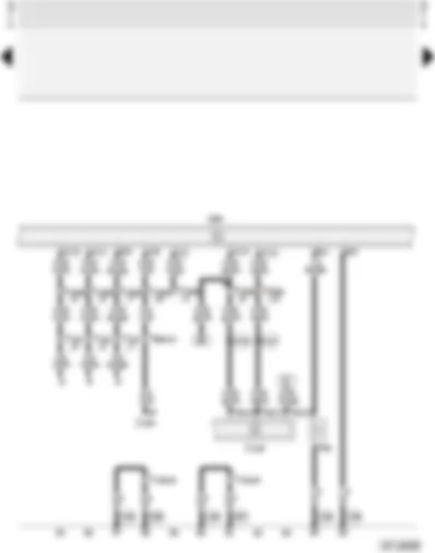 Wiring Diagram  AUDI A4 2002 - Central locking system with interior lights switch-off delay and anti-theft alarm system with interior monitoring - Audi Avant