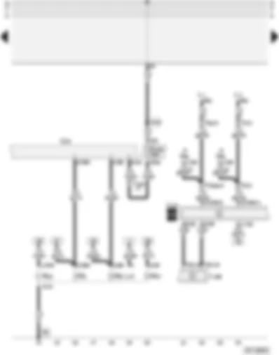 Wiring Diagram  AUDI A4 1998 - Trailer coupling with auto-check system - Audi Avant