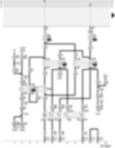 Wiring Diagram  AUDI A4 2000 - Air conditioner with automatic control (does not apply to 2.7 l bi-turbo engine - 195 kW - 6-cylinder)