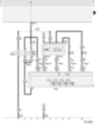 Wiring Diagram  AUDI A4 2000 - Anti-lock brake system 5.3 front-wheel drive (ABS - EDL and TCS) - not for 2.5 l TDI 110 kW - 6-cylinder