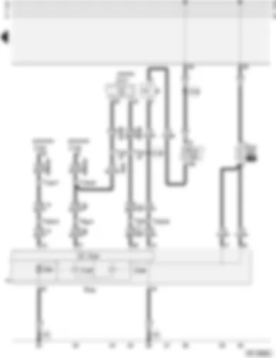 Wiring Diagram  AUDI A4 1998 - Anti-lock brake system 5.3 front-wheel drive (ABS - EDL and TCS) - not for 2.5 l TDI 110 kW - 6-cylinder