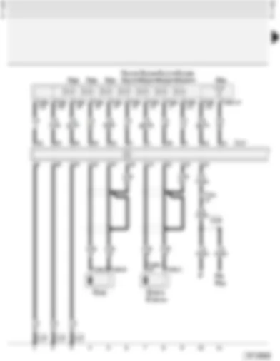 Wiring Diagram  AUDI A4 2000 - Five-speed automatic gearbox with Tiptronic (01V)
