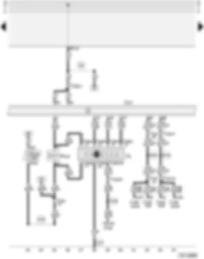 Wiring Diagram  AUDI A4 1998 - Five-speed automatic gearbox with Tiptronic (01V)