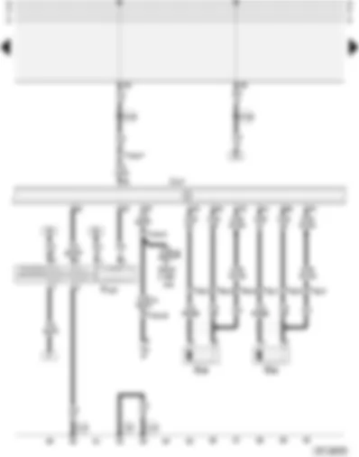 Wiring Diagram  AUDI A4 2000 - Four-speed automatic gearbox with selector lever lock (01N)