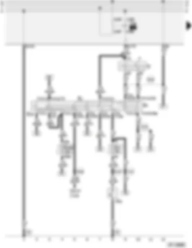Wiring Diagram  AUDI A4 2000 - Daytime driving lights with fog lights and rear fog light
