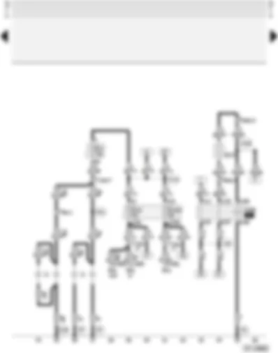 Wiring Diagram  AUDI A4 1998 - Daytime driving lights with fog lights and rear fog light