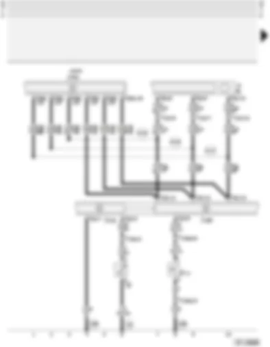 Wiring Diagram  AUDI A4 2000 - On-board computer with auto-check system - washer fluid level indicator