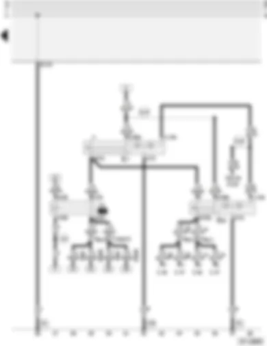 Wiring Diagram  AUDI A4 2002 - Front and rear fog lights