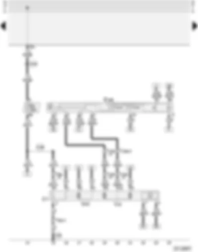 Wiring Diagram  AUDI A4 2001 - Automatic anti-dazzle interior and exterior mirrors