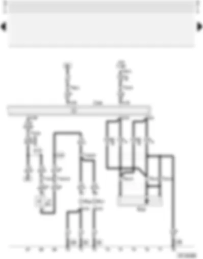 Wiring Diagram  AUDI A4 1998 - Diesel direct injection system control unit - reversing light switch - engine speed sender