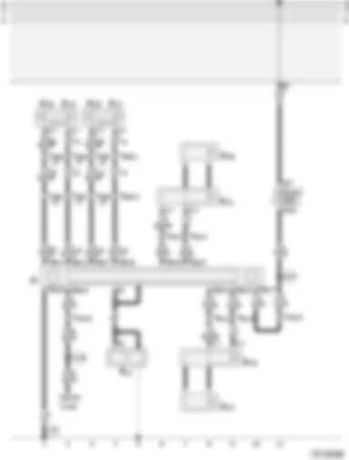 Wiring Diagram  AUDI A4 2002 - Provision for radio - Audi Avant