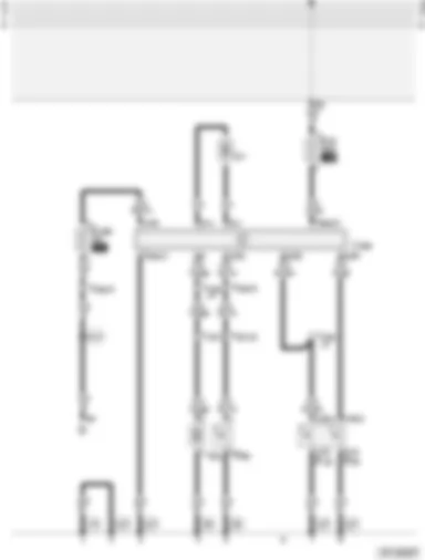 Wiring Diagram  AUDI A4 2002 - Radiator fan control - 300 W (without air conditioner) - for 2.7 l bi-turbo - 195 kW - 6-cylinder