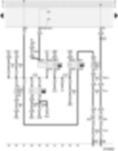 Wiring Diagram  AUDI A4 2000 - Starter inhibitor relay - water pump - coolant pump