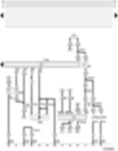 Wiring Diagram  AUDI A4 1998 - Diesel direct injection system control unit - engine speed sender - coolant temperature sender - reversing light switch