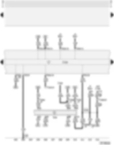 Wiring Diagram  AUDI A4 2002 - Dash panel insert - combi-processor in dash panel insert - diagnosis wire K