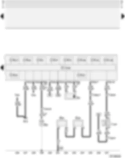 Wiring Diagram  AUDI A4 2002 - Dash panel insert - combi-processor in dash panel insert - brake lining/pad wear senders