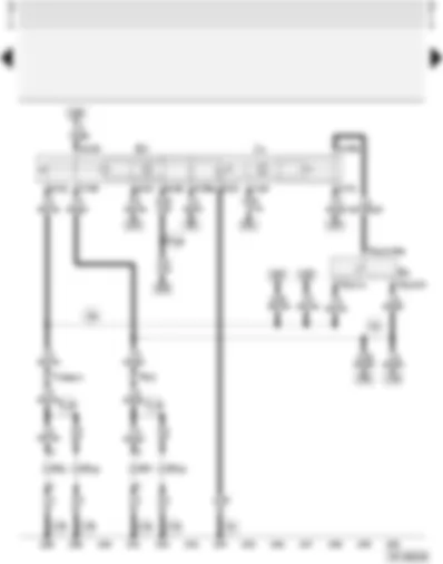 Wiring Diagram  AUDI A4 2002 - Turn signals and hazard warning lights