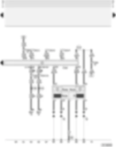 Wiring Diagram  AUDI A4 2001 - Motronic control unit - ignition system