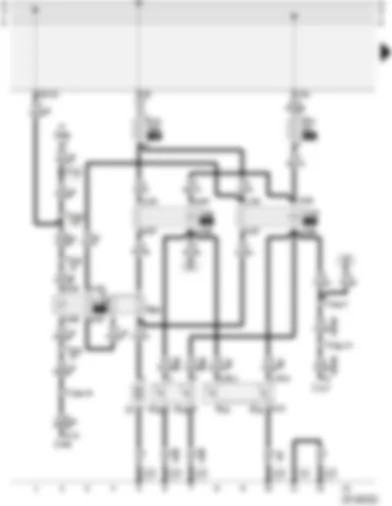 Wiring Diagram  AUDI A4 2000 - Air conditioner with automatic control - without auxiliary water pump