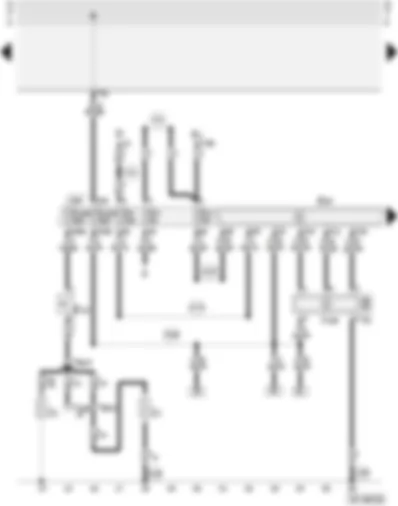 Wiring Diagram  AUDI A4 2002 - Air conditioner with automatic control - without auxiliary water pump