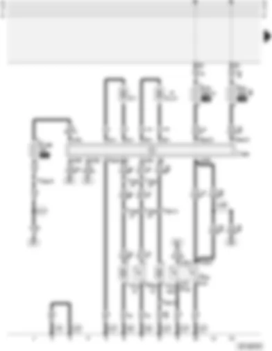 Wiring Diagram  AUDI A4 2000 - Air conditioner with automatic control - with auxiliary water pump (6-cylinder fuel injection engines
