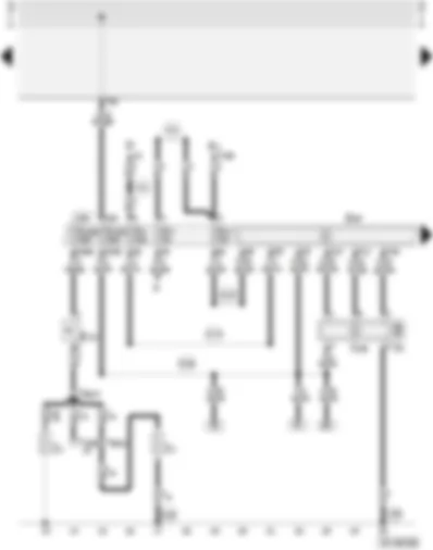 Wiring Diagram  AUDI A4 2002 - Air conditioner with automatic control - with auxiliary water pump (6-cylinder fuel injection engines)