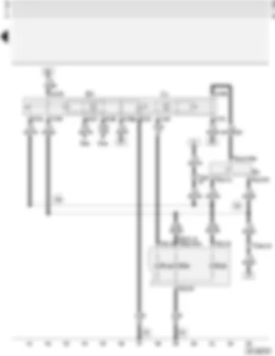 Wiring Diagram  AUDI A4 2002 - Trailer coupling with driver information system