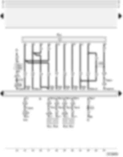 Wiring Diagram  AUDI A4 2002 - Radio Chorus - radio Concert - radio Symphony (double DIN size) with CD changer - Audi Avant