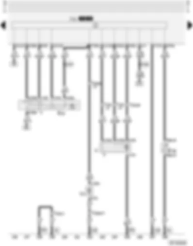 Wiring Diagram  AUDI A4 2001 - Windscreen washer/wiper system