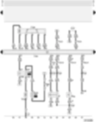 Wiring Diagram  AUDI A4 2001 - Simos control unit - brake light switch - clutch pedal switch - secondary air pump - throttle valve control unit