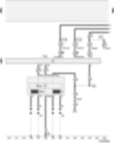 Wiring Diagram  AUDI A4 2001 - Simos control unit - ignition coil - spark plugs