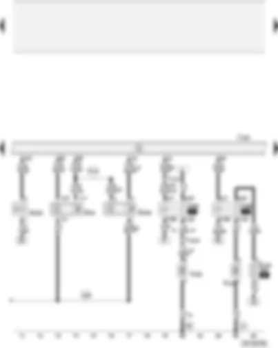 Wiring Diagram  AUDI A4 2001 - Hall sender - Motronic control unit - secondary air pump - vacuum pump for brakes