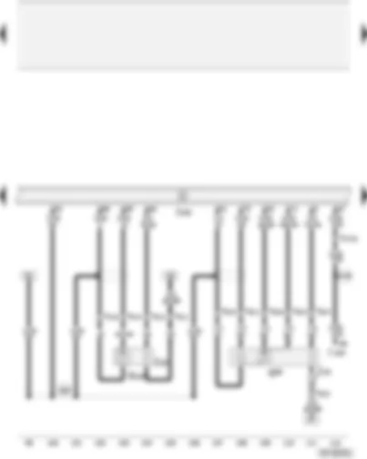 Wiring Diagram  AUDI A4 2001 - Lambda probes - Motronic control unit