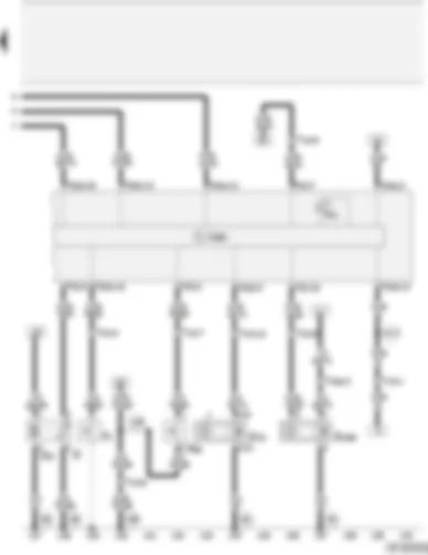 Wiring Diagram  AUDI A4 2001 - Control unit with display in dash panel insert