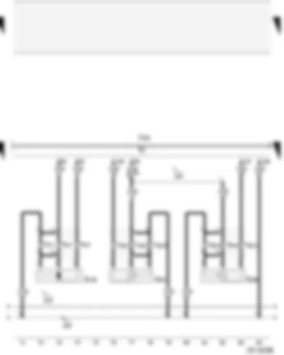 Wiring Diagram  AUDI A4 2001 - Engine speed sender - knock sensors - Motronic control unit