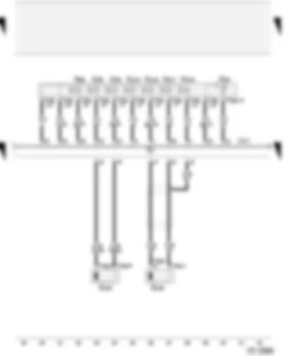 Wiring Diagram  AUDI A4 2001 - Automatic gearbox control unit - solenoid valves