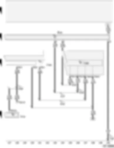 Wiring Diagram  AUDI A4 2001 - Control unit with display in dash panel insert - operating electronics control unit - navigation - navigation interface - CAN-bus