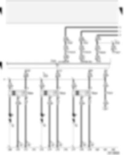 Wiring Diagram  AUDI A4 2001 - Motronic control unit - ignition coils