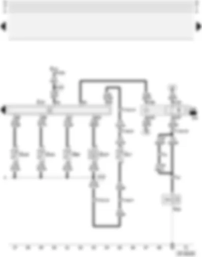 Wiring Diagram  AUDI A4 2002 - Magnetic coupling - temperature sensors - photosensor
