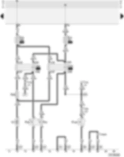 Wiring Diagram  AUDI A4 2002 - Radiator fan control for all 4-cylinder petrol engines
