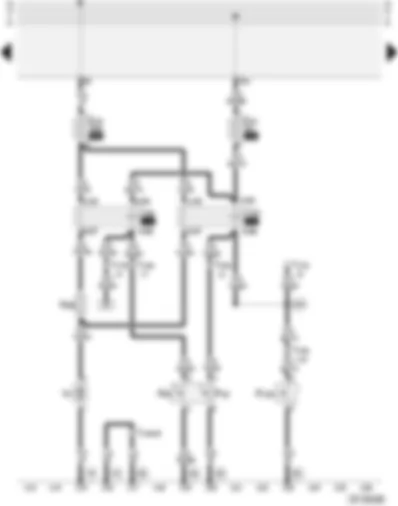 Wiring Diagram  AUDI A4 2002 - Radiator fan control for 2.8 litre Motronic (cooling system 8Z5)