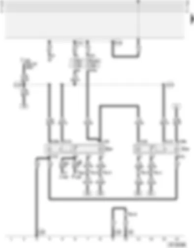 Wiring Diagram  AUDI A4 2000 - Adjuster for heated driver