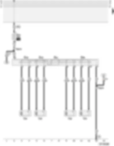 Wiring Diagram  AUDI A4 2000 - Electrically adjustable driver