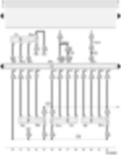 Wiring Diagram  AUDI A4 2002 - Air conditioner with automatic control - without auxiliary water pump