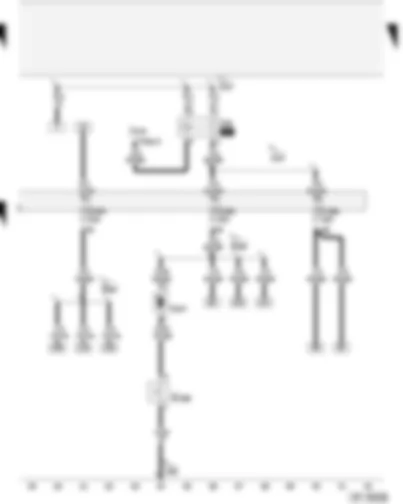 Wiring Diagram  AUDI A4 2001 - Weapons storage box - fuses