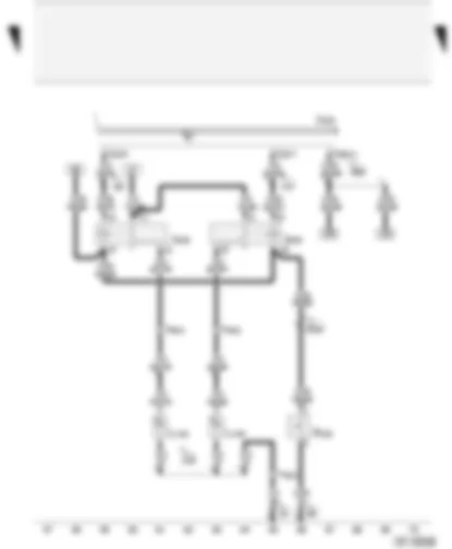 Wiring Diagram  AUDI A4 2001 - Flashing yellow lights - in rear lid